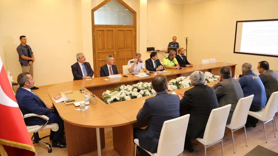 Aksaray Üniversitesinde  Güvenlik Koordinasyon Toplantısı Gerçekleştirildi