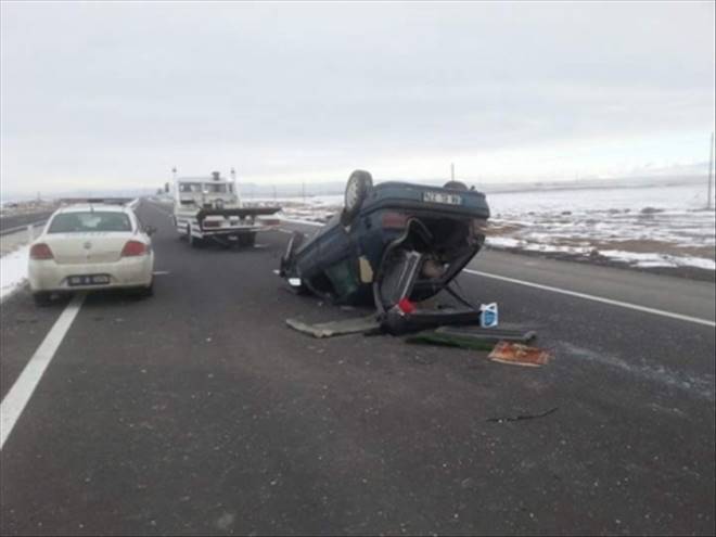 Aksaray`da Trafik Kazası: 1 Ölü 1 Yaralı