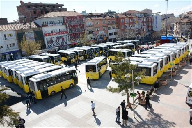 Minibüsçülerden Başkan Yazgı`ya Teşekkür