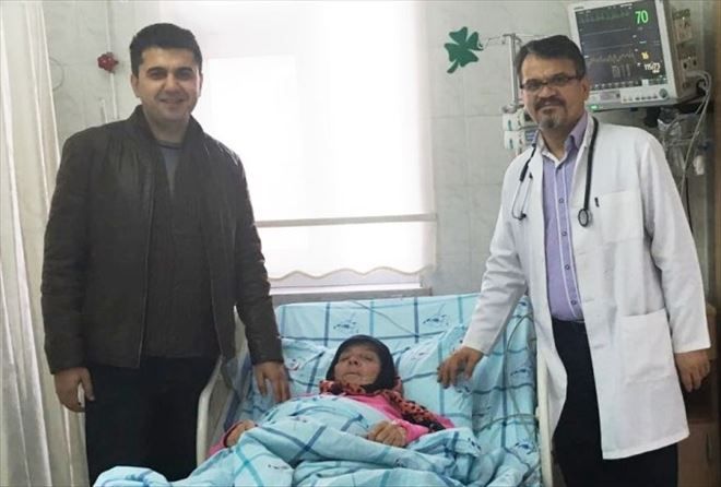 Aksaray Devlet Hastanesinde Anjiyodan sonra ilk stentte takıldı