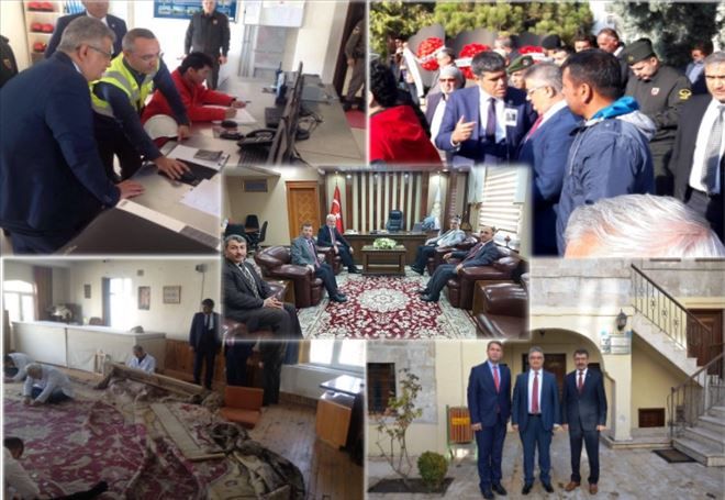 Vali Aykut Pekmez´in Sultanhanı ve Kurum Ziyaretleri