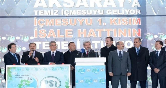 Bakan Eroğlu; Aksaray´da Bir dizi Açılış ve Temel Atma Törenine katıldı