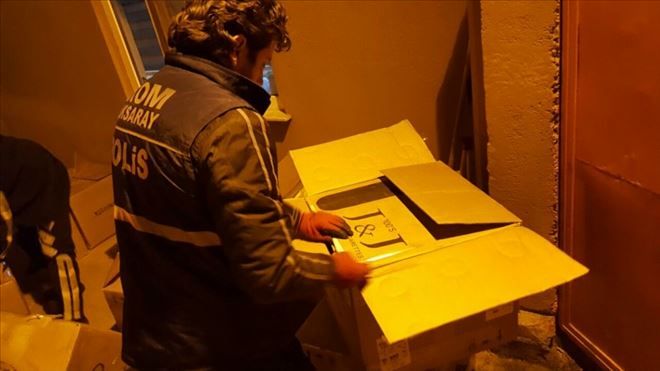 TIR´da 25 bin paket kaçak sigara çıktı