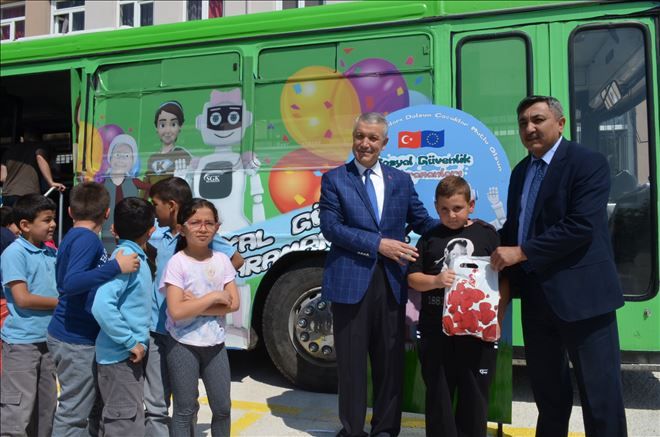 Sosyal Güvenlik Otobüsü Aksaray da