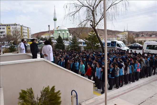 Cahit Korkmaz Meslek Lisesinde Tatbikat