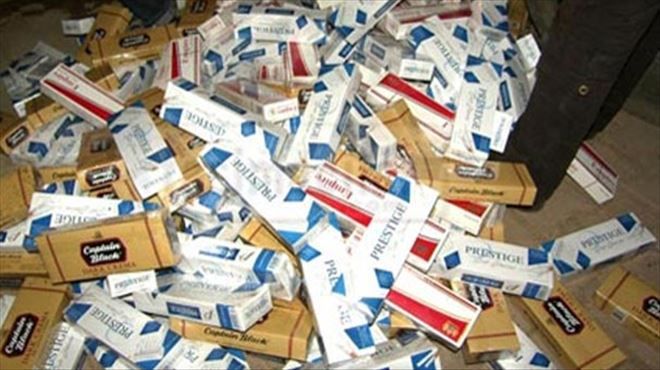 	7 Bin 900 Paket kaçak sigara ele geçirildi
