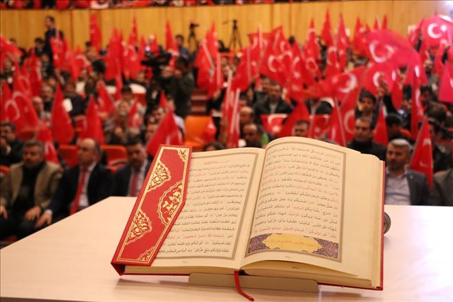 Aksaray´da Mehmetçik için Kur´an-ı Kerim okundu