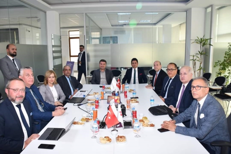 Aksaray Belediye  Başkanı Evren Dinçer Enerya’nın Toplantısına Katıldı