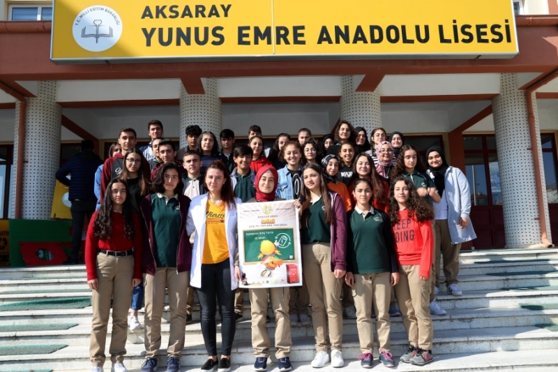 Yunus Emre Anadolu Lisesi, Belediyenin Geri Dönüşüm Projesine Destek Verdi 