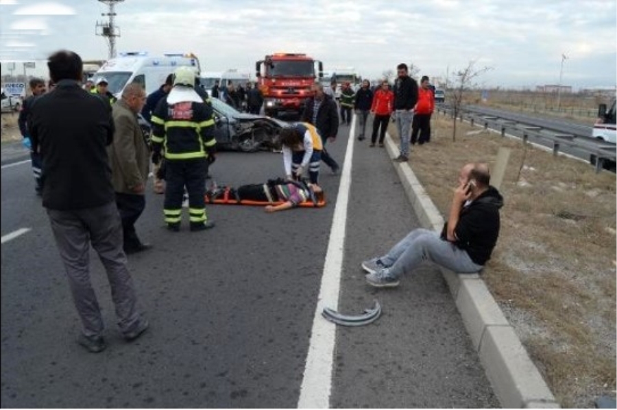 Aksaray’da Feci Kaza;1 Kişi Öldü 3 Kişi Yaralandı