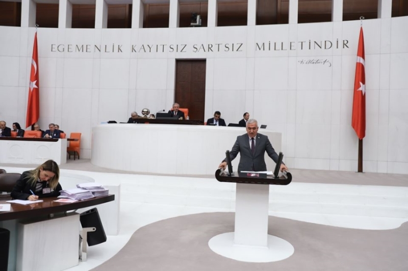Aksaray Milletvekili Ramazan Kaşlı TBMM Genel Kurulunda  MHP Grubu Adına Konuştu 