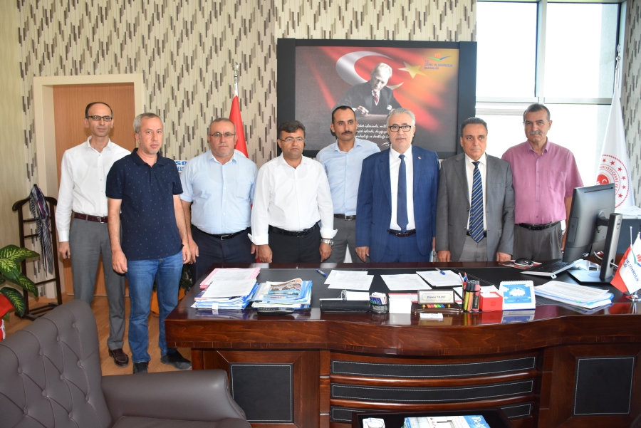Canlı Hayvan Borsası Ve Besicilik Alanı için atılan imzalar Aksaray