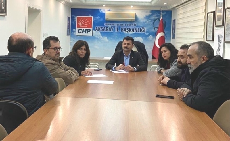CHP Aksaray İl Başkanlığı Coronovirüsü İçin Sağlık Komisyonu Kurdu 