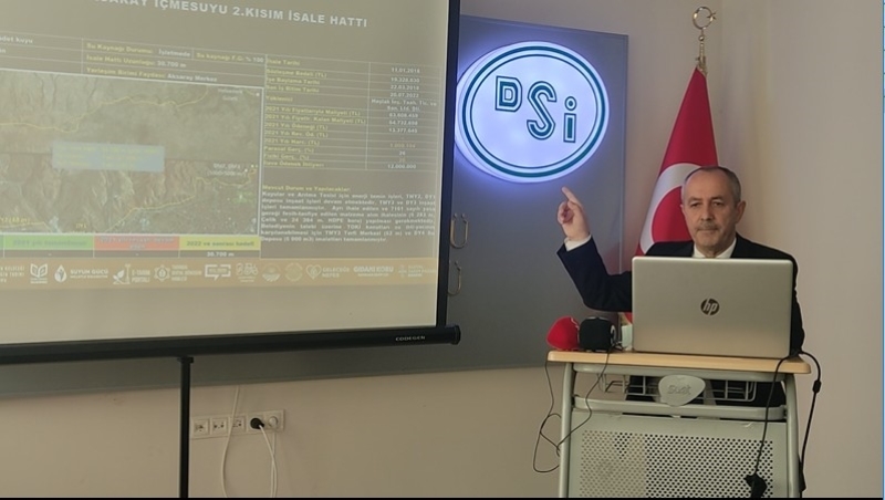 DSİ Aksaray Şube Müdürü Bugün Gazetecilere Çalışmalarını Anlattı