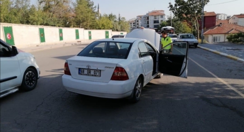 Aksaray merkez de meydana gelen kazada 1kişi yaralandı