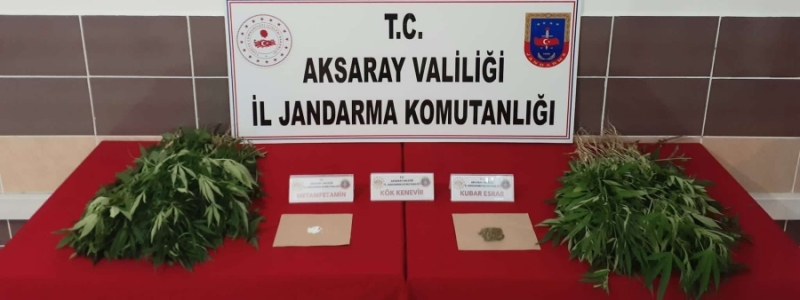 Aksaray da uyuşturucu madde imalatçısı 2 kişi yakalandı