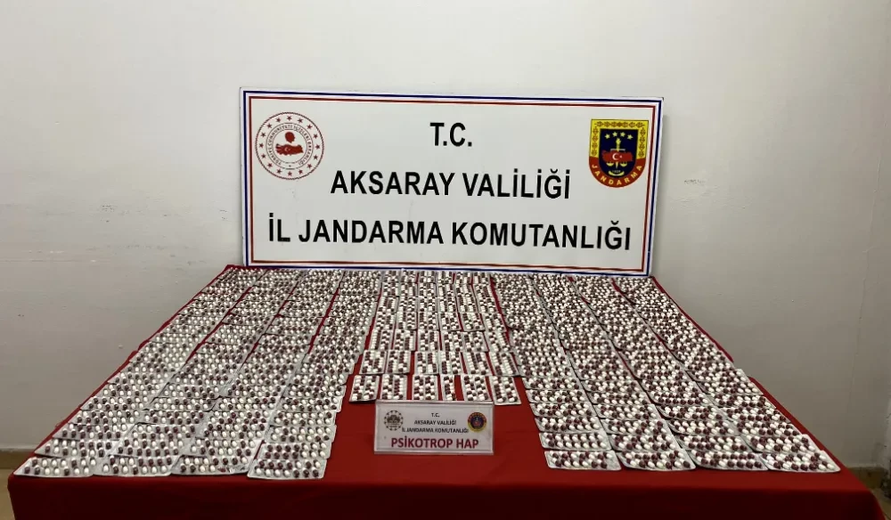 Aksaray’da 2818 Adet Uyuşturucu Hap Ele Geçirildi 1 Kişi Yakalandı