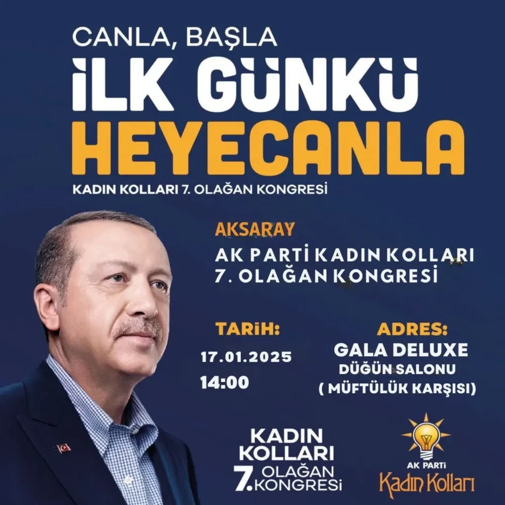 AK PARTİ İL KADIN KOLLARI BAŞKANI DEMİR’DEN KONGREYE DAVET