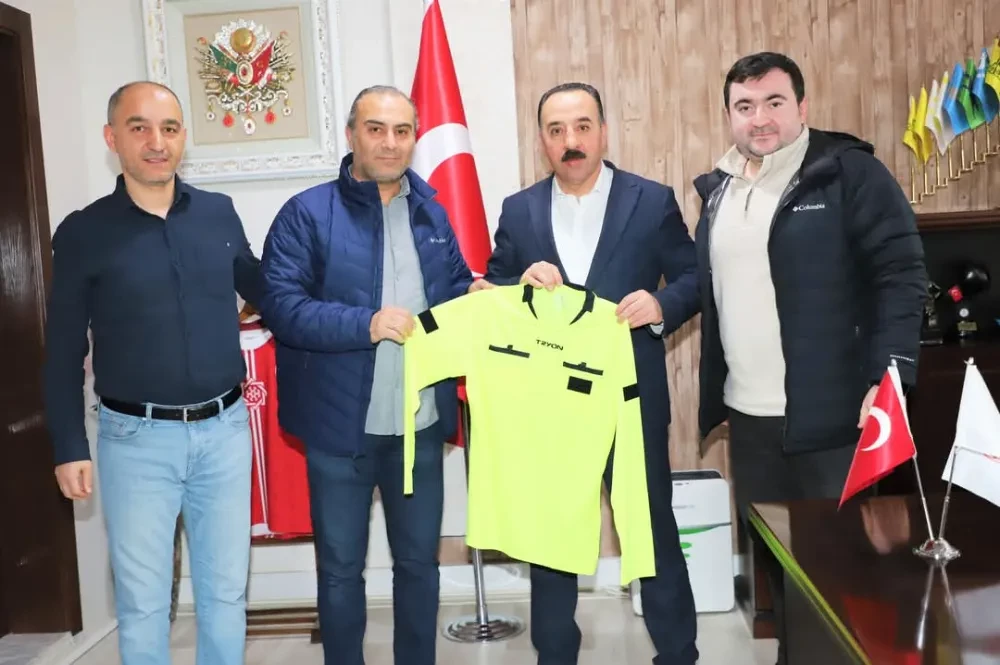 İl Hakem Kurulu’ndan Gençlik ve Spor İl Müdürü Aslan Yıldız’a Ziyaret