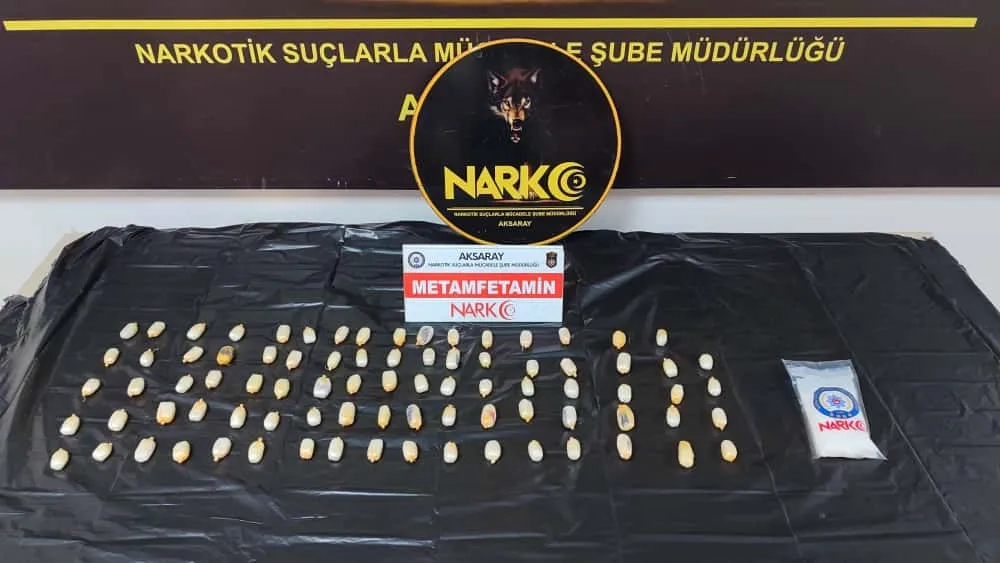 Midesinde 433 Gram Metamfetaminle Yakalandı