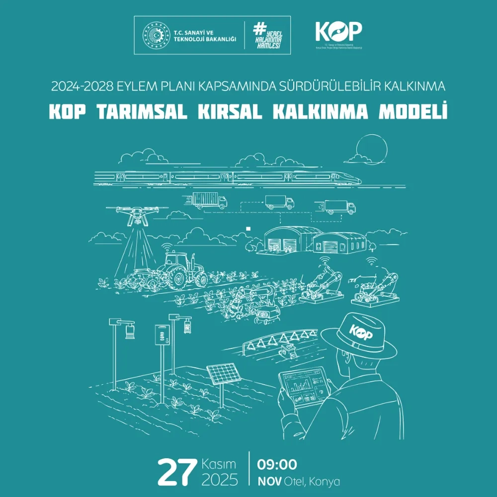 KOP TARIMSAL KIRSAL KALKINMA MODELİ PROGRAMI 27 KASIM’DA KONYA’DA GERÇEKLEŞİYOR