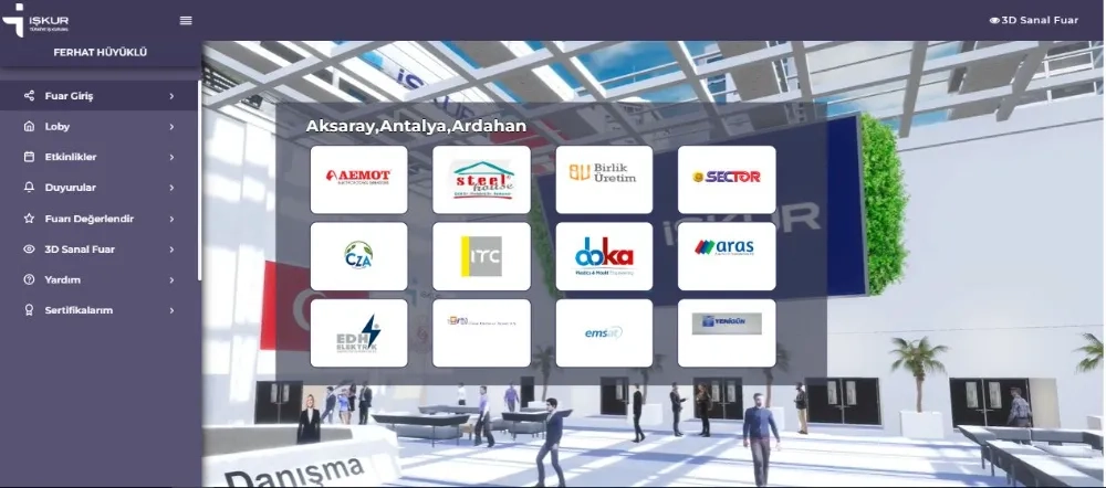 AKSARAY’DA SANAL İSTİHDAM FUARINA YOĞUN İLGİ