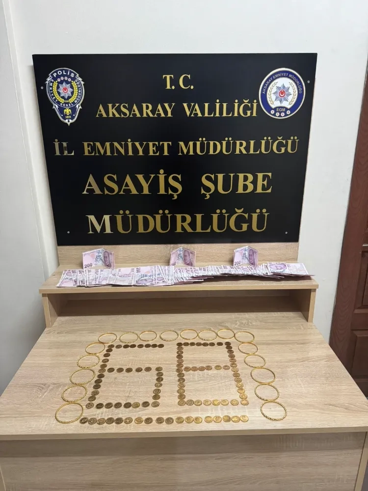 Aksaray’da Dolandırıcı Şahıs Yakalandı: 5,5 Milyon TL Değerinde Ziynet Eşyası Ele Geçirildi