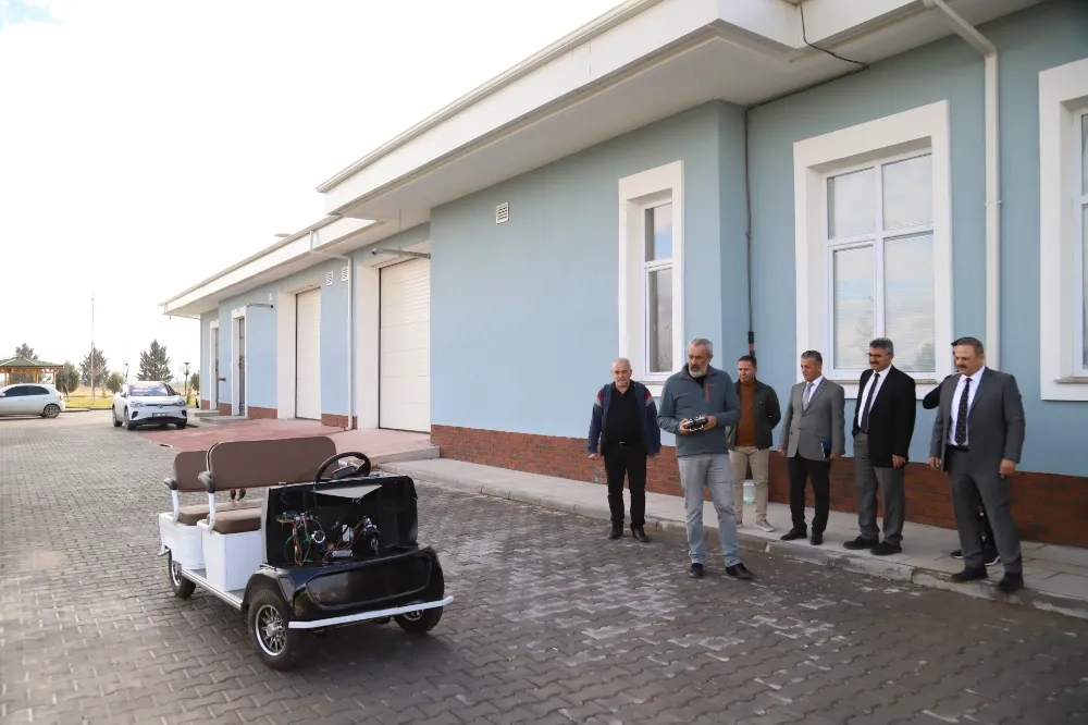 ASÜ atölyesinde geliştirilen otonom araç platformu kampüs içi testlere hazırlanıyor