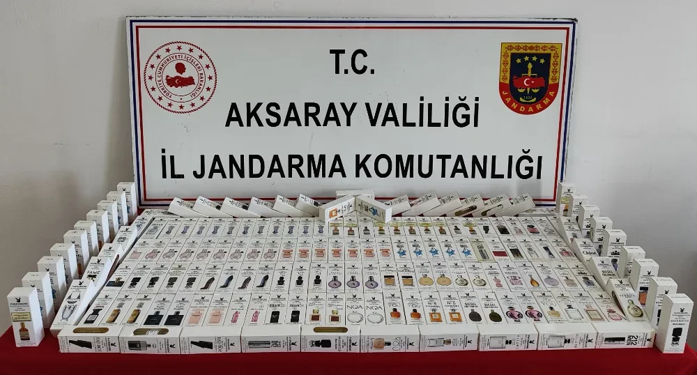 Aksaray’da Kaçak Parfüm Operasyonu: 195 Adet Gümrük Kaçağı Parfüm Ele Geçirildi