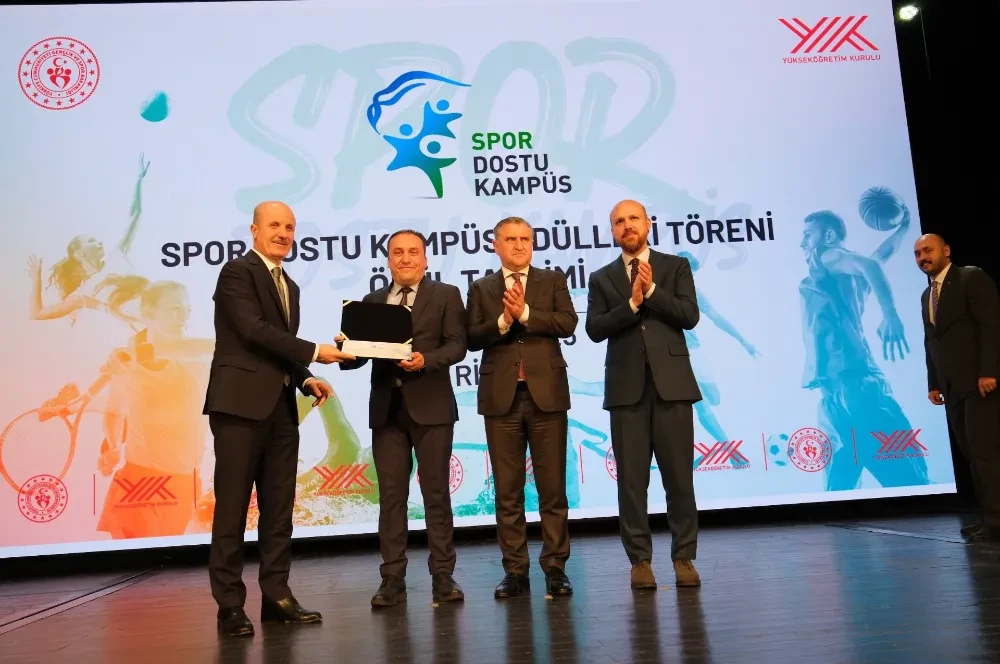 Aksaray Üniversitesi’ne “Spor Dostu Kampüs” Ödülü