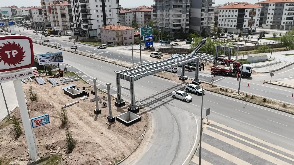 Aksaray’da Yaya Güvenliği İçin Yeni Üst Geçit Projesi Hayata Geçiyor