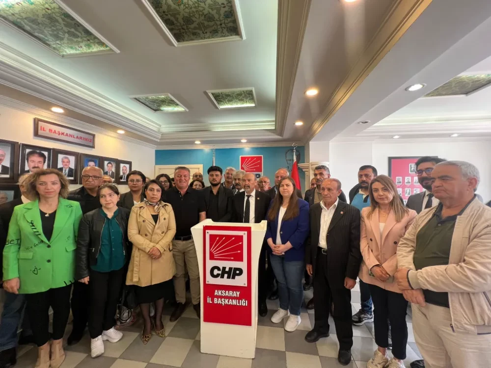 CHP Aksaray İl Başkanı Bilal Özdemir’den Sert Tepki: 