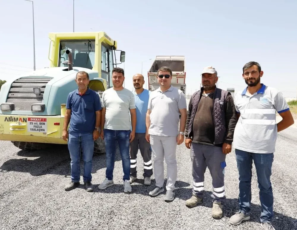 40 METRELİK YENİ ÇEVRE YOLUNDA ÇALIŞMALAR HIZ KESMEDEN DEVAM EDİYOR