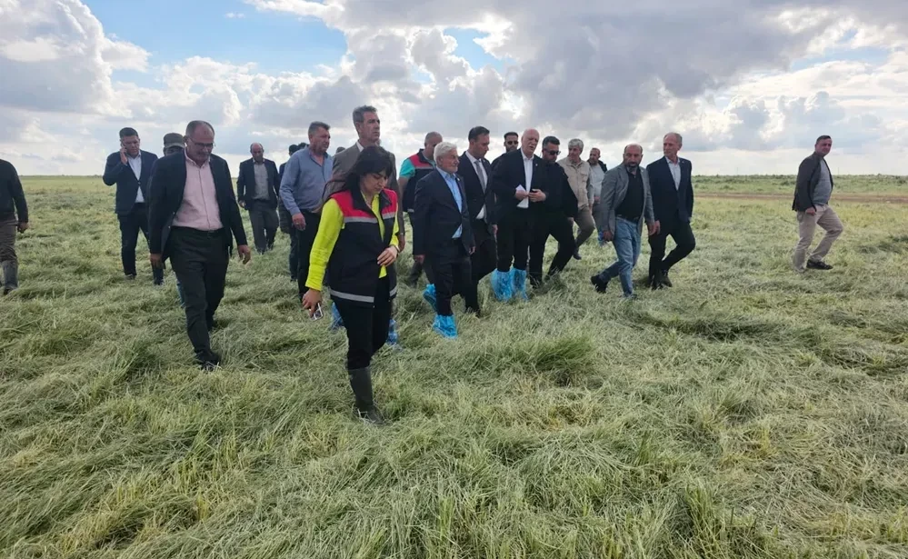 TZOB Başkanı Şemsi Bayraktar Aksaray’da Afet Bölgesinde İncelemelerde Bulundu