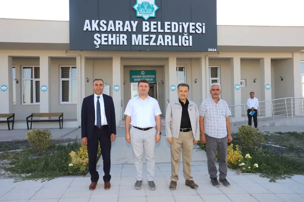 Başkan Dinçer ve Milletvekili Aydoğdu’dan Yeni Şehir Mezarlığında İnceleme