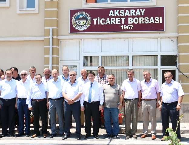 Ak Parti Heyetinden Aksaray Ticaret Borsasına Ziyaret