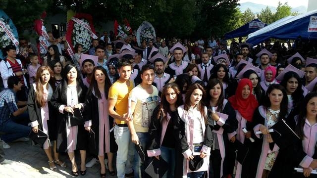 Ortaköy MYO`da mezuniyet sevinci yaşandı 